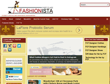Tablet Screenshot of firstclassfashionista.com