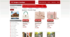 Desktop Screenshot of designerhandbags.firstclassfashionista.com